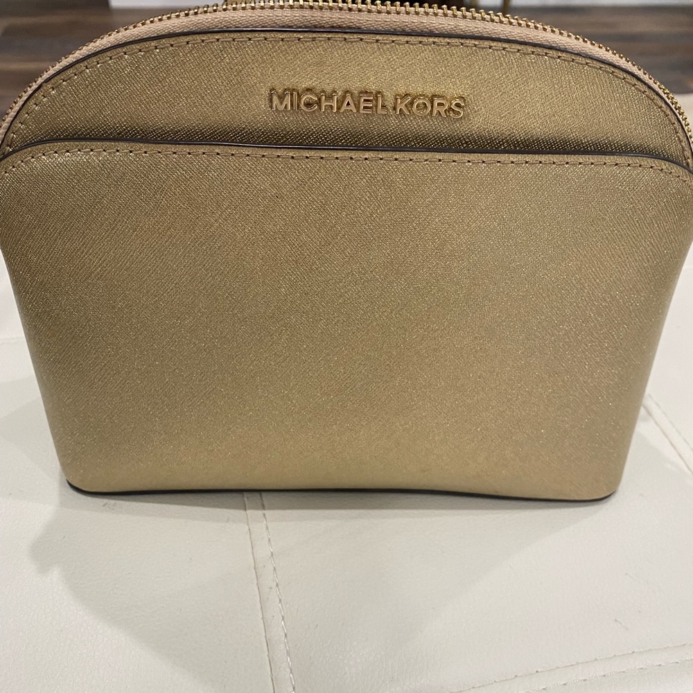Michael Kors cross body bag- gold